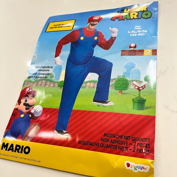 Disguise Super Mario Kids Costume - Blue and Red - Picture 6 of 13